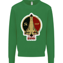 CCCP Soviet Space Program Kids Sweatshirt Jumper Irish Green