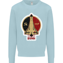CCCP Soviet Space Program Kids Sweatshirt Jumper Light Blue