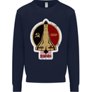 CCCP Soviet Space Program Kids Sweatshirt Jumper Navy Blue