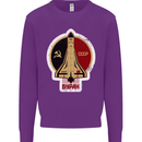 CCCP Soviet Space Program Kids Sweatshirt Jumper Purple