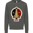 CCCP Soviet Space Program Kids Sweatshirt Jumper Storm Grey
