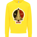 CCCP Soviet Space Program Kids Sweatshirt Jumper Yellow