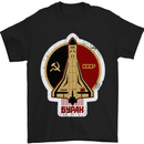 CCCP Soviet Space Program Mens T-Shirt Cotton Gildan Black