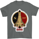 CCCP Soviet Space Program Mens T-Shirt Cotton Gildan Charcoal
