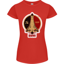 CCCP Soviet Space Program Womens Petite Cut T-Shirt Red