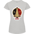 CCCP Soviet Space Program Womens Petite Cut T-Shirt Sports Grey