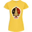 CCCP Soviet Space Program Womens Petite Cut T-Shirt Yellow