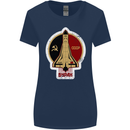 CCCP Soviet Space Program Womens Wider Cut T-Shirt Navy Blue