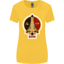 CCCP Soviet Space Program Womens Wider Cut T-Shirt Yellow