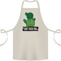Cactus Can't Touch This Funny Gardening Cotton Apron 100% Organic Natural