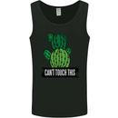 Cactus Can't Touch This Funny Gardening Mens Vest Tank Top Black