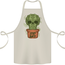 Cactus Skull Gardening Gardener Plants Cotton Apron 100% Organic Natural