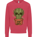 Cactus Skull Gardening Gardener Plants Kids Sweatshirt Jumper Heliconia