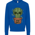 Cactus Skull Gardening Gardener Plants Kids Sweatshirt Jumper Royal Blue