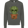 Cactus Skull Gardening Gardener Plants Kids Sweatshirt Jumper Storm Grey