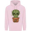 Cactus Skull Gardening Gardener Plants Mens 80% Cotton Hoodie Light Pink