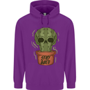 Cactus Skull Gardening Gardener Plants Mens 80% Cotton Hoodie Purple