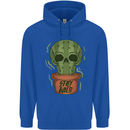 Cactus Skull Gardening Gardener Plants Mens 80% Cotton Hoodie Royal Blue
