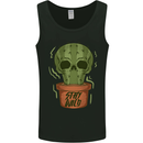 Cactus Skull Gardening Gardener Plants Mens Vest Tank Top Black