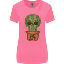 Cactus Skull Gardening Gardener Plants Womens Wider Cut T-Shirt Azalea