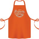 Cafe Racer Biker Motorbike Motorcycle Cotton Apron 100% Organic Orange