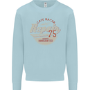 Cafe Racer Biker Motorbike Motorcycle Kids Sweatshirt Jumper Light Blue