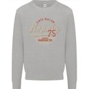 Cafe Racer Biker Motorbike Motorcycle Kids Sweatshirt Jumper Sports Grey