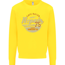 Cafe Racer Biker Motorbike Motorcycle Kids Sweatshirt Jumper Yellow