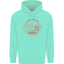 Cafe Racer Biker Motorbike Motorcycle Mens 80% Cotton Hoodie Peppermint