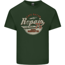 Cafe Racer Biker Motorbike Motorcycle Mens Cotton T-Shirt Tee Top Forest Green