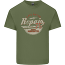 Cafe Racer Biker Motorbike Motorcycle Mens Cotton T-Shirt Tee Top Military Green