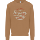 Cafe Racer Biker Motorbike Motorcycle Mens Sweatshirt Jumper Caramel Latte