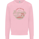 Cafe Racer Biker Motorbike Motorcycle Mens Sweatshirt Jumper Light Pink
