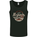 Cafe Racer Biker Motorbike Motorcycle Mens Vest Tank Top Black