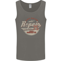 Cafe Racer Biker Motorbike Motorcycle Mens Vest Tank Top Charcoal