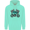 Cafe Racer Biker Motorcycle Motorbike Childrens Kids Hoodie Peppermint