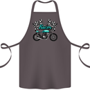 Cafe Racer Biker Motorcycle Motorbike Cotton Apron 100% Organic Dark Grey