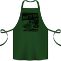 Cafe Racer Biker Motorcycle Motorbike Cotton Apron 100% Organic Forest Green