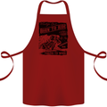 Cafe Racer Biker Motorcycle Motorbike Cotton Apron 100% Organic Maroon