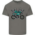 Cafe Racer Biker Motorcycle Motorbike Kids T-Shirt Childrens Charcoal