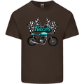 Cafe Racer Biker Motorcycle Motorbike Kids T-Shirt Childrens Chocolate