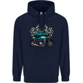 Cafe Racer Biker Motorcycle Motorbike Mens 80% Cotton Hoodie Navy Blue