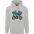 Cafe Racer Biker Motorcycle Motorbike Mens 80% Cotton Hoodie Sports Grey
