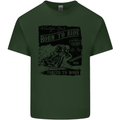 Cafe Racer Biker Motorcycle Motorbike Mens Cotton T-Shirt Tee Top Forest Green