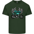 Cafe Racer Biker Motorcycle Motorbike Mens Cotton T-Shirt Tee Top Forest Green