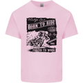 Cafe Racer Biker Motorcycle Motorbike Mens Cotton T-Shirt Tee Top Light Pink