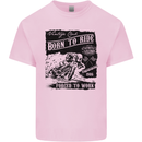 Cafe Racer Biker Motorcycle Motorbike Mens Cotton T-Shirt Tee Top Light Pink