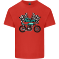 Cafe Racer Biker Motorcycle Motorbike Mens Cotton T-Shirt Tee Top Red