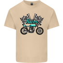 Cafe Racer Biker Motorcycle Motorbike Mens Cotton T-Shirt Tee Top Sand