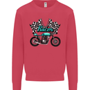 Cafe Racer Biker Motorcycle Motorbike Mens Sweatshirt Jumper Heliconia